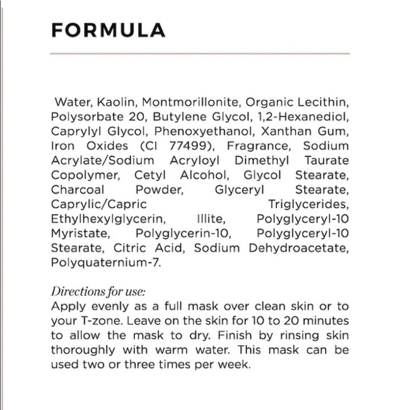 NWT Longaberger Purifying Mask 3 Earth Clays and Charcoal - Picture 4 of 8